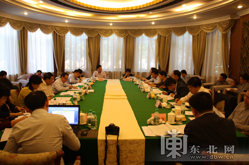 調研組聽取我省工作情況進行匯報。東北網見習記者 楊帆 攝